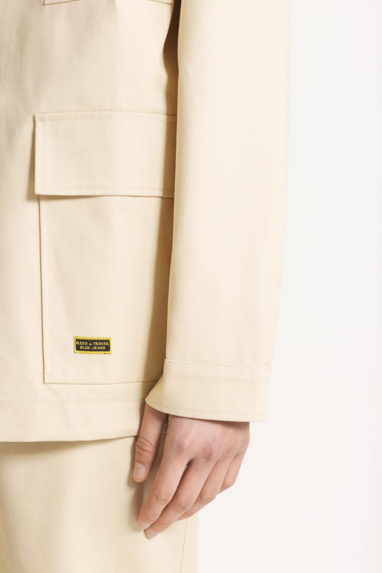 VELCRUZ - TWILL WORK JACKET - BEIGE, seconde vue