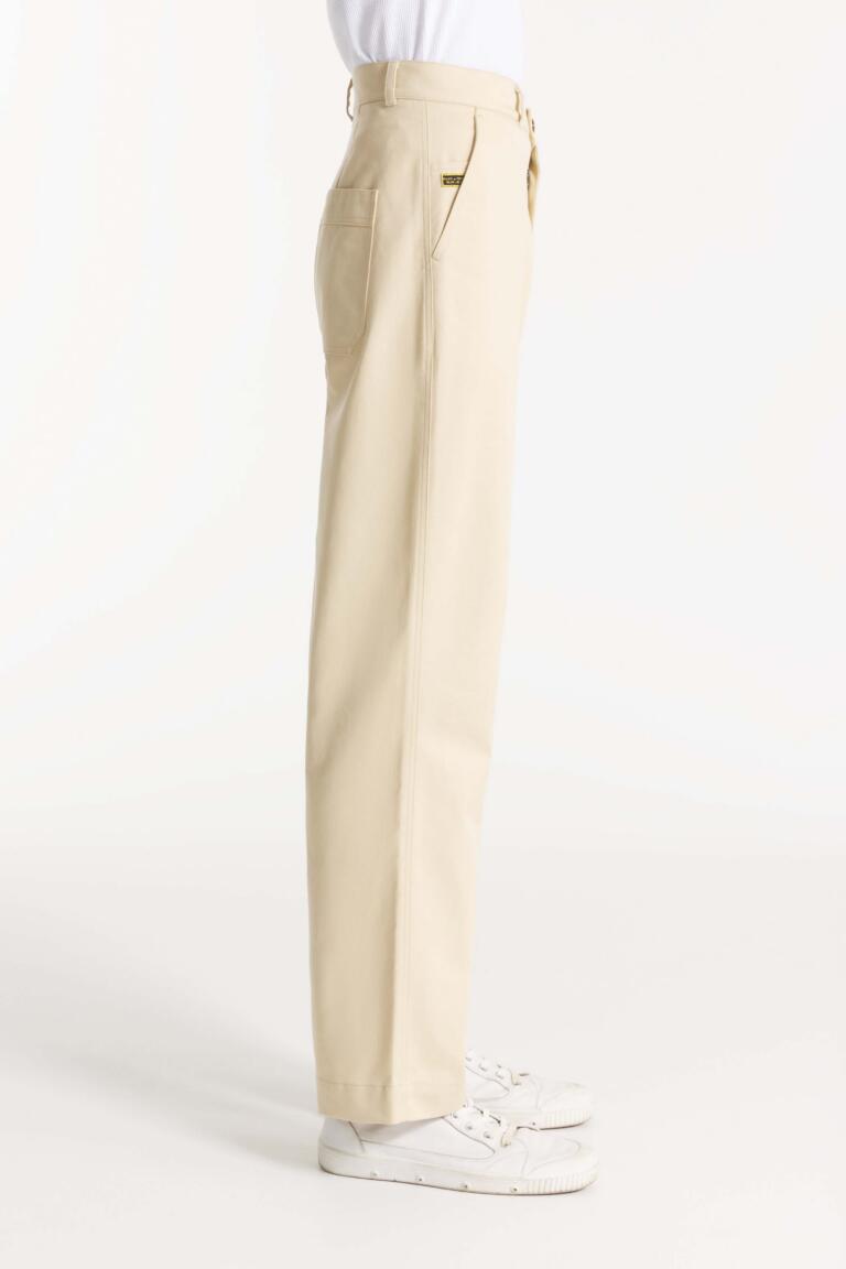 PONCI - PANTALON EN SERGÉ - BEIGE, seconde vue