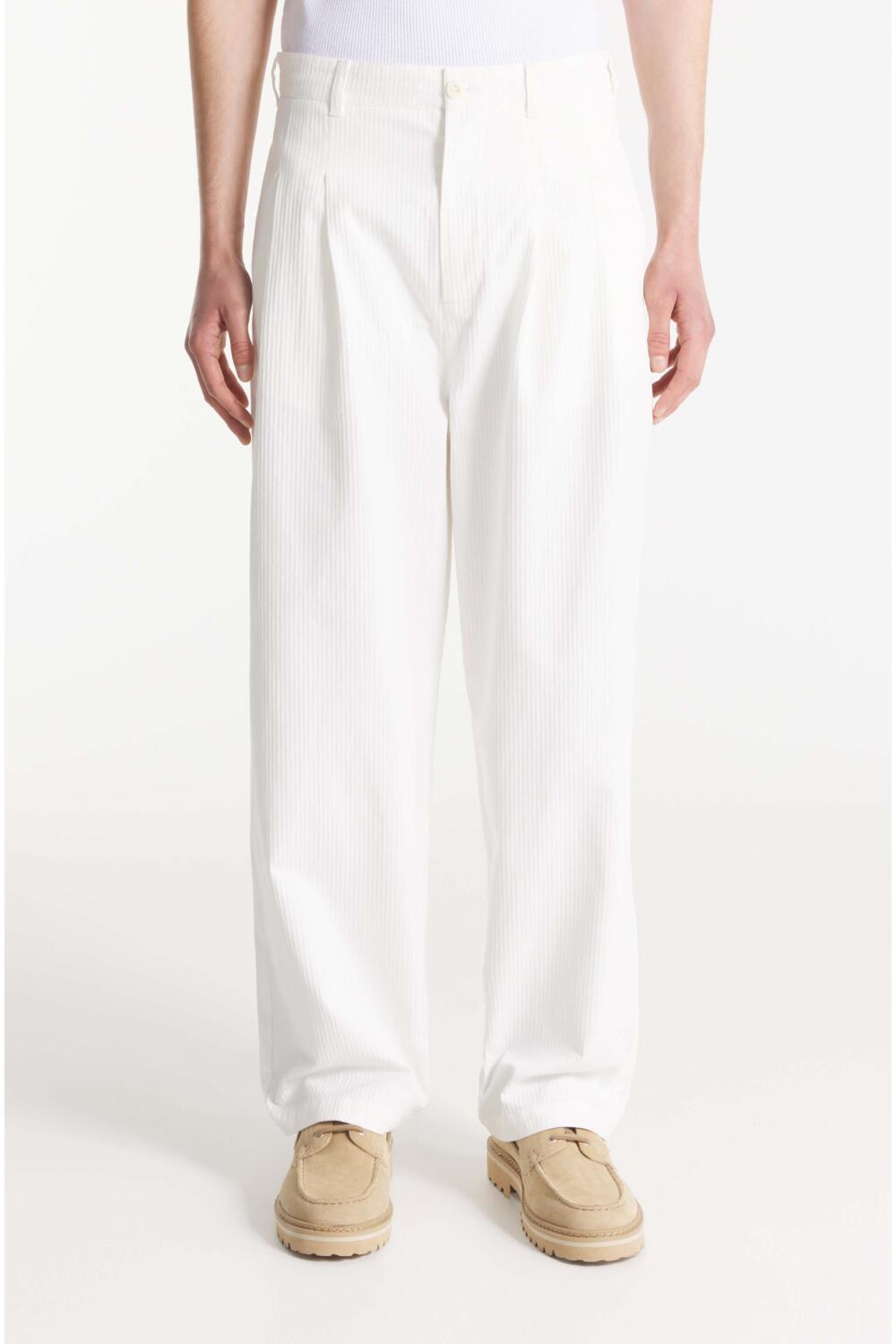 PHIDELLIO - PANTALON À PINCES - S, ECRU