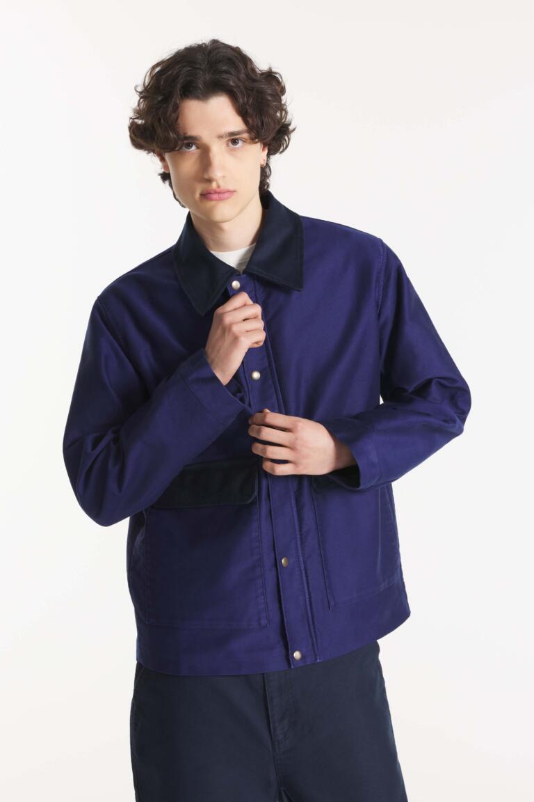 VICOLAS - VESTE DE TRAVAIL - BLEU, seconde vue
