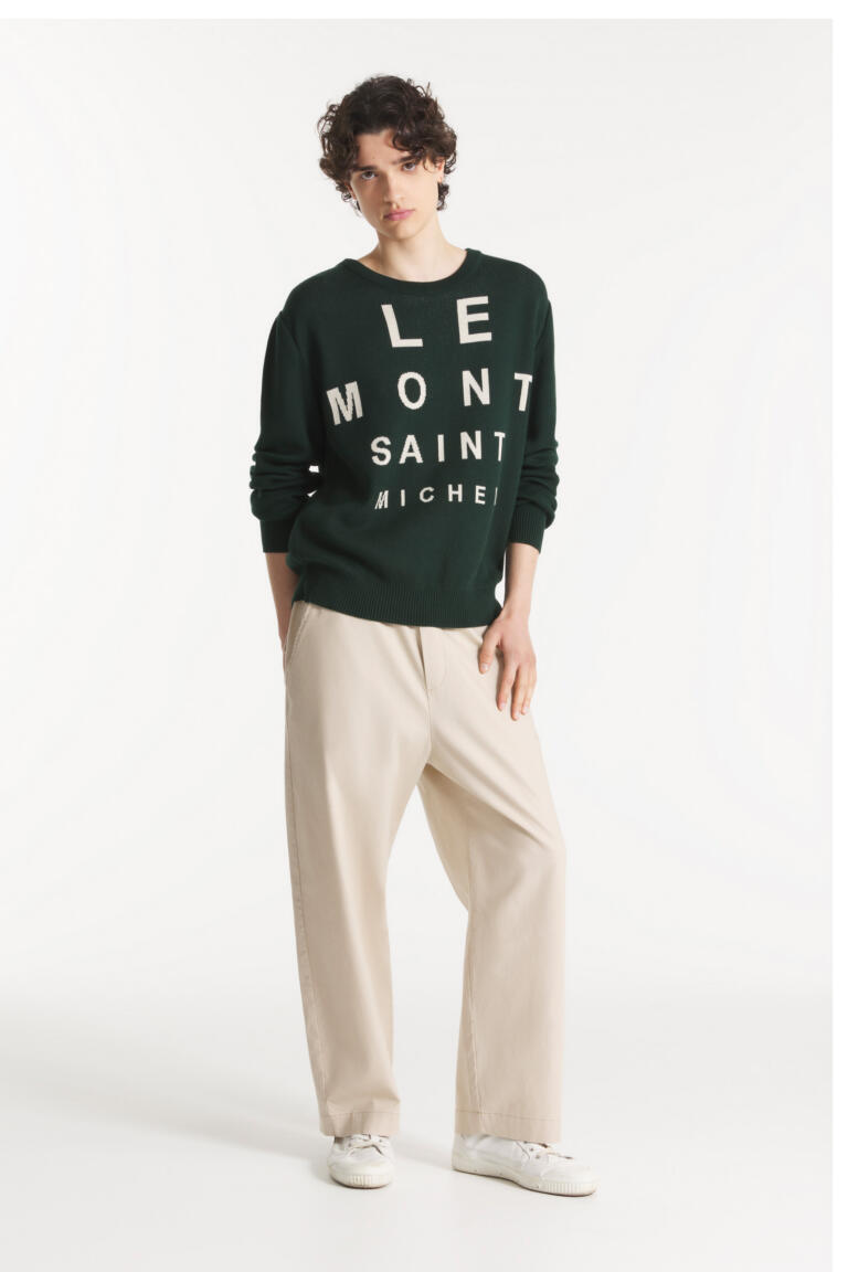 SORIAN - PULL MONOGRAME - VERT, seconde vue