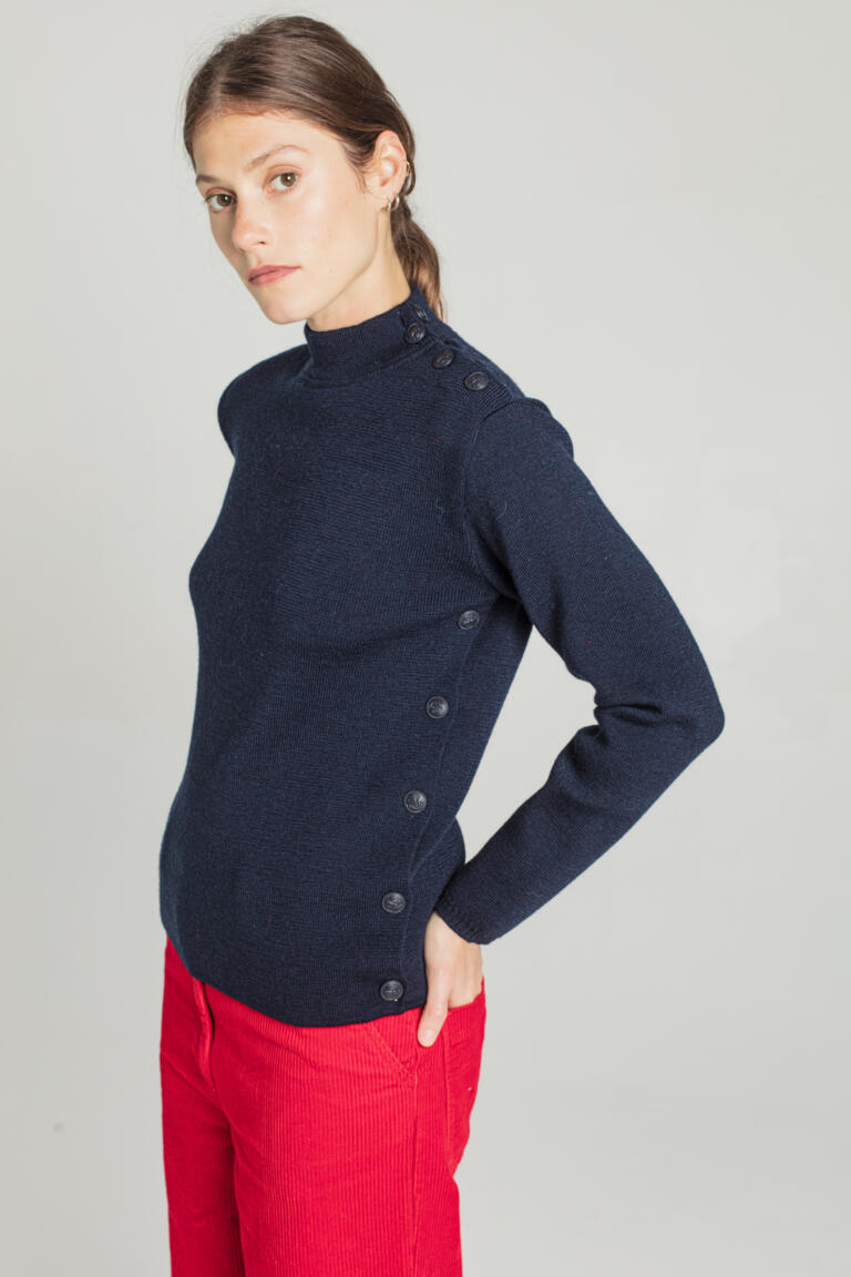 SILONI - PULL MARIN - MARINE, seconde vue