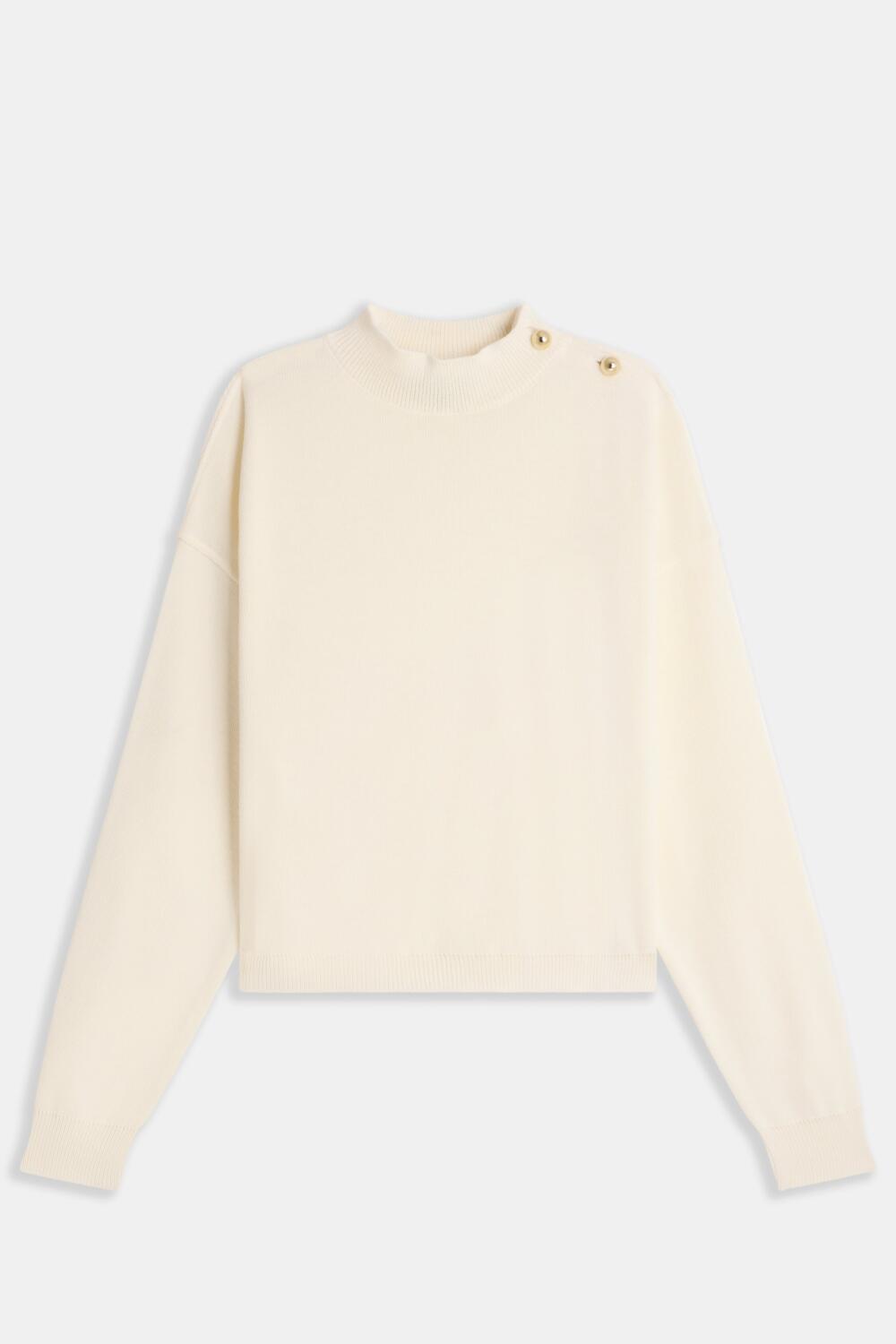 SARIANA - PULL EN MAILLE MILANO - L, ECRU