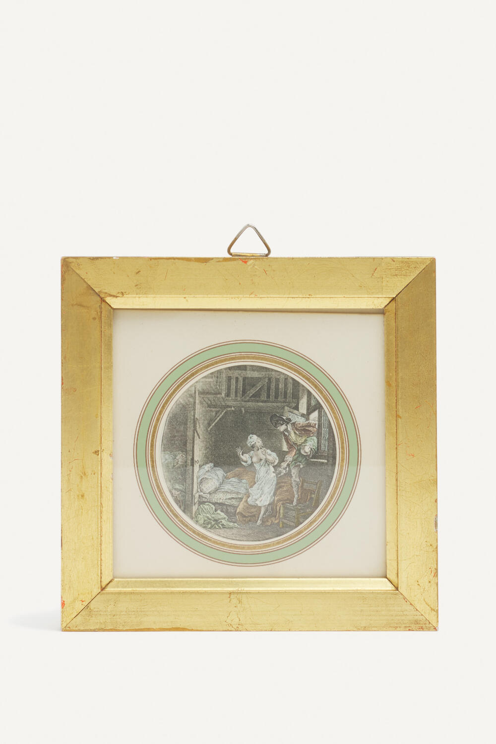 XIXTH-CENTURY SQUARE PAINTING