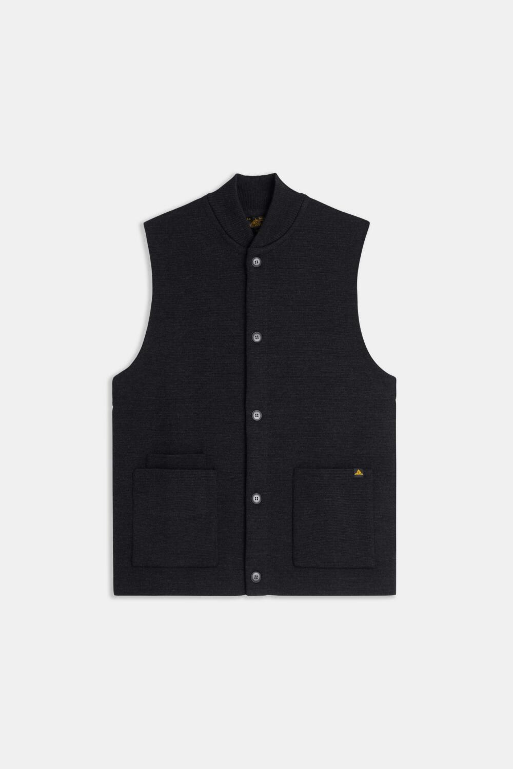 GARY - CARDIGAN SANS MANCHES - S, GRIS