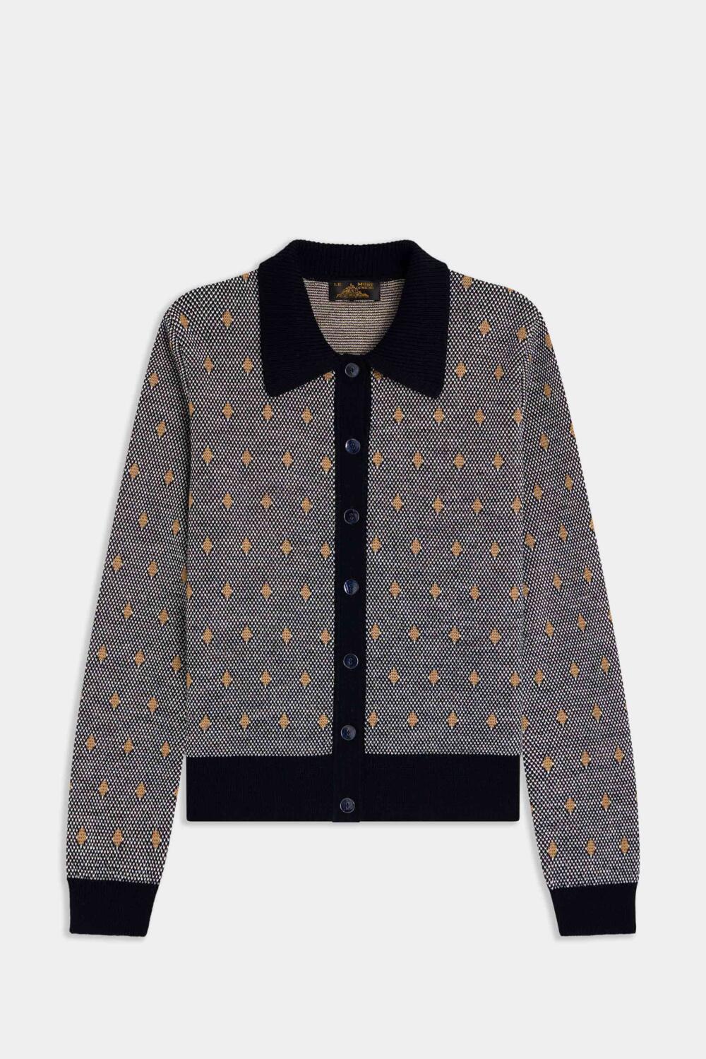 GRIVES - CARDIGAN EN JACQUARD - S, ROUGE