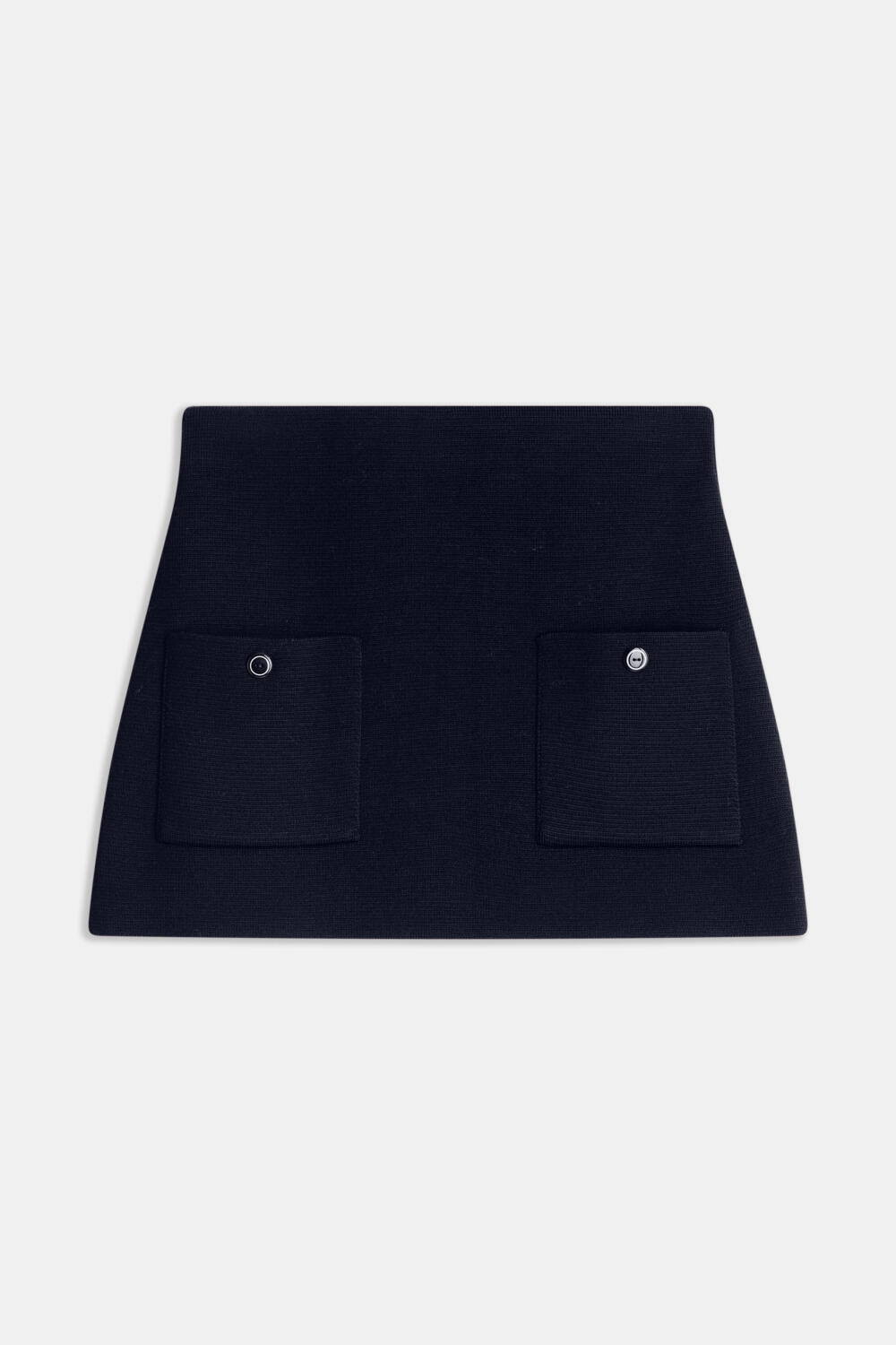 JUNIA - MINI-JUPE EN LAINE - XS, MARINE