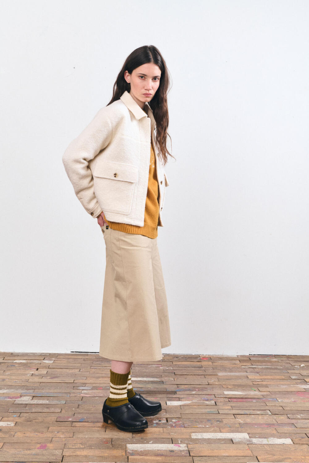 JAHIM - SKIRT-SHORTS - 34, BEIGE