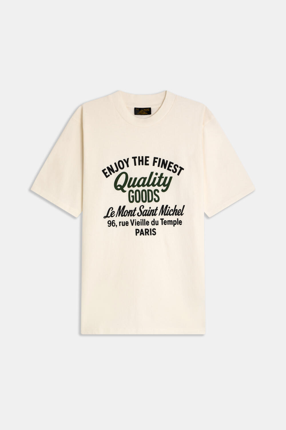 TISSAN - PRINTED T-SHIRT - XXL, BLACK