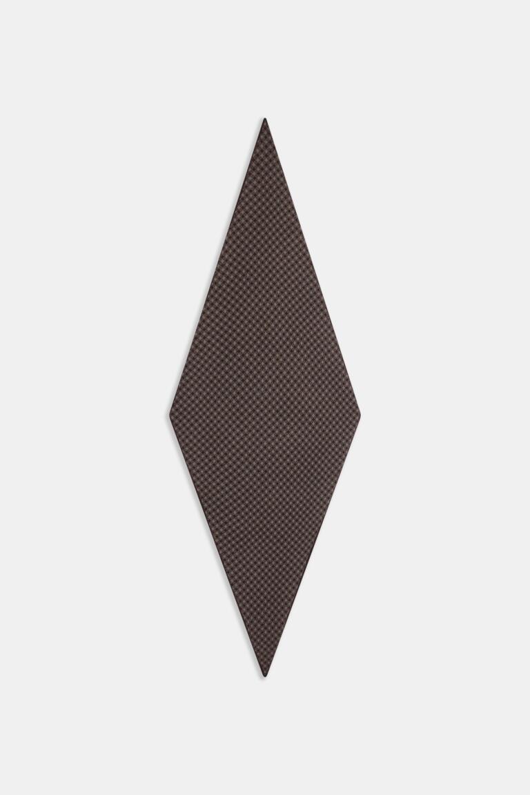 ANSEL - JACQUARD SCARF - BROWN, seconde vue